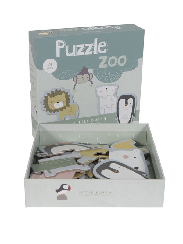 Puzzle Zoo coffret 6 animaux