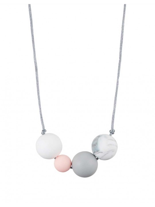 Collier maternage Love Actually rose poudre