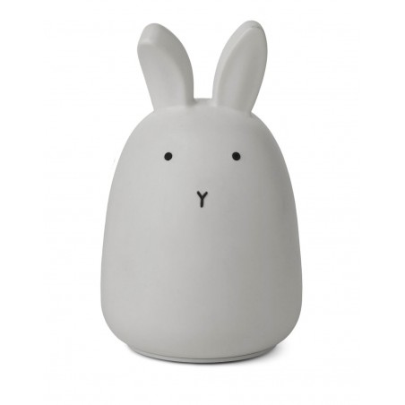 Veilleuse souple lapin gris