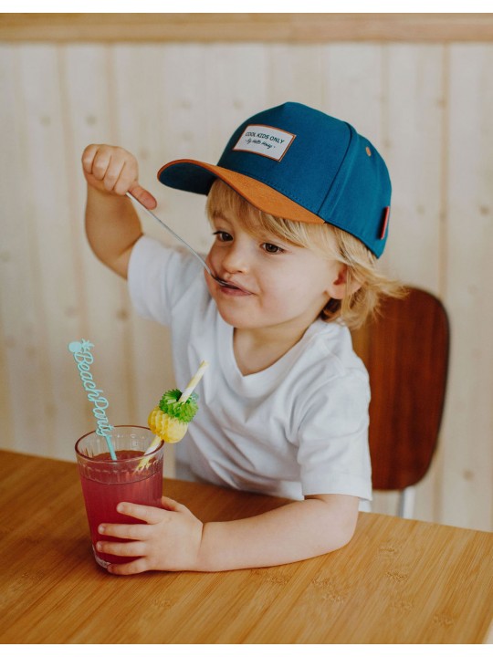 Casquette tissu mini duck blue