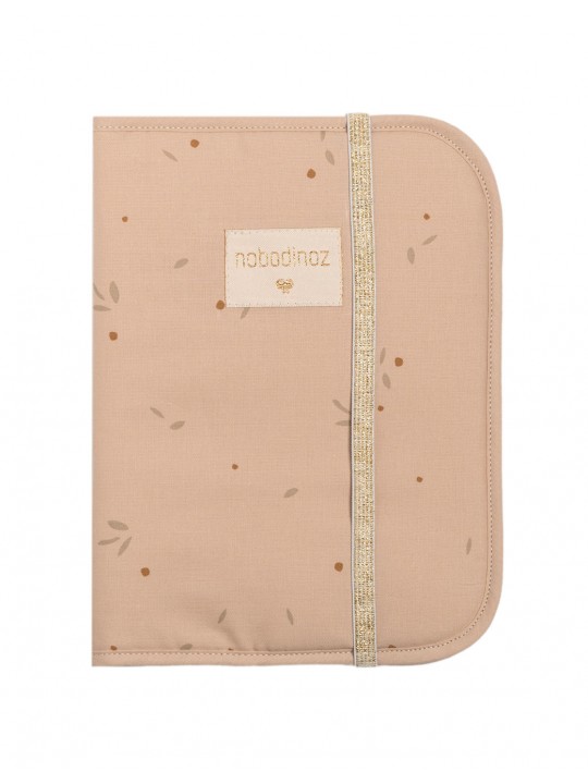 Protège carnet de santé vert confettis Poema