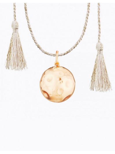 Bola grossesse Moon cordon soie | Or rose