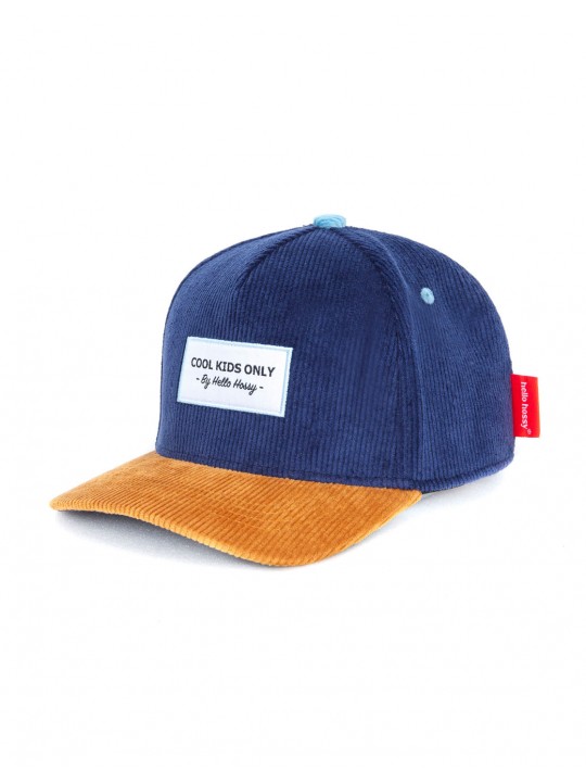 Casquette velours | Indigo