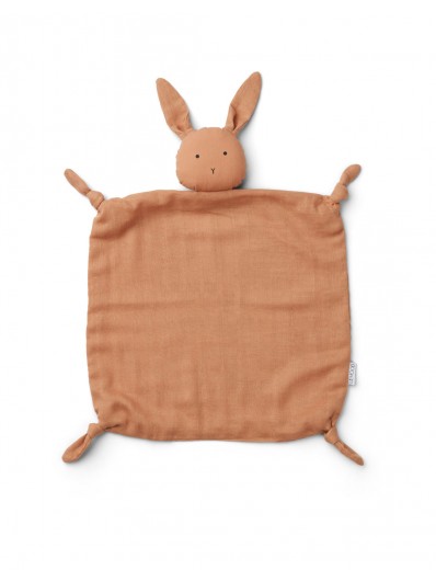 Doudou lange lapin | Rose toscane