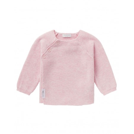 Gilet bébé tricot rose | Pino