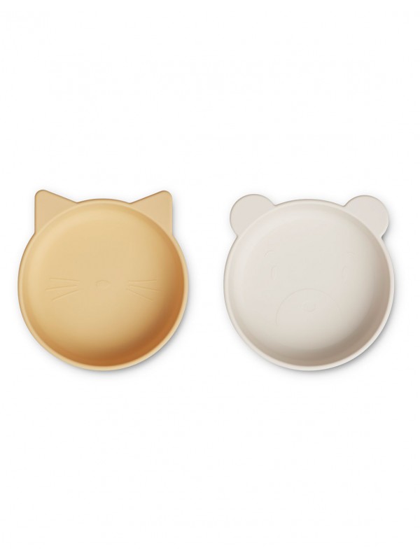 Duo bols silicone | Ours et Chat Jojoba