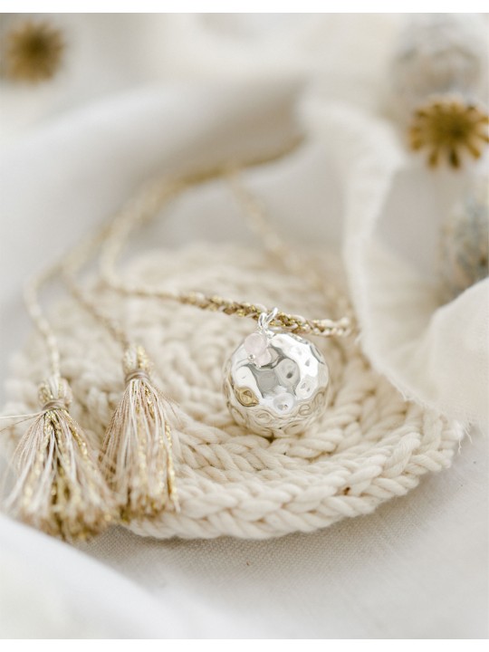 Bola grossesse Ondine cordon tressé | Argent