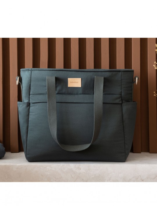 Grand sac à langer imperméable | Carbon blue