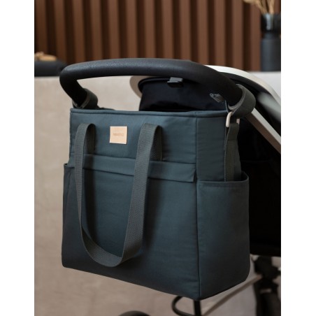 Grand sac à langer imperméable | Carbon blue