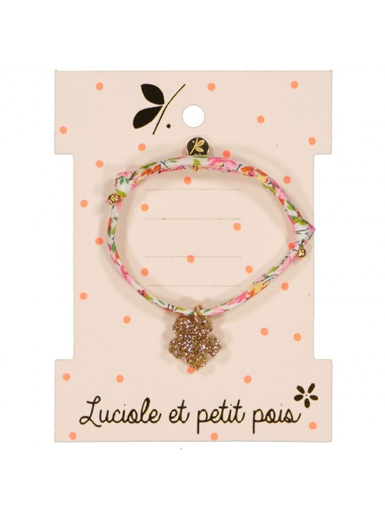 Bracelet trèfle Liberty Hannah rose