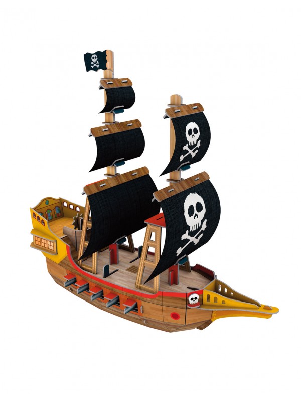 Maquette 3D | Bâteau pirates
