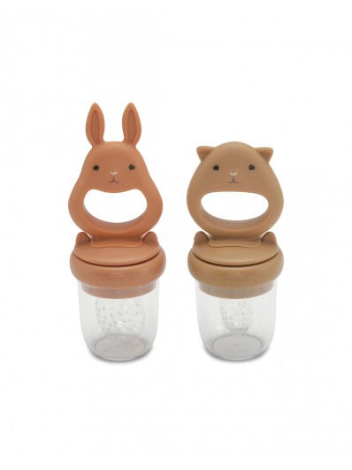 Pack 2 grignoteuses | Amande terracotta
