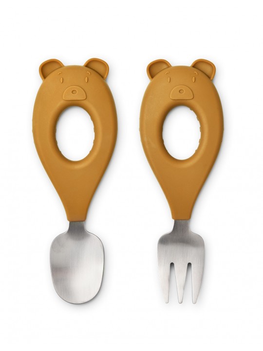 Set couverts | Ours caramel