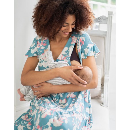 Robe longue grossesse allaitement | Avia