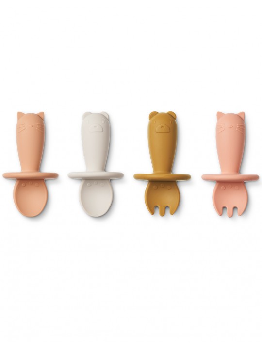 Lot de 4 couverts Avril | Tuscany Rose