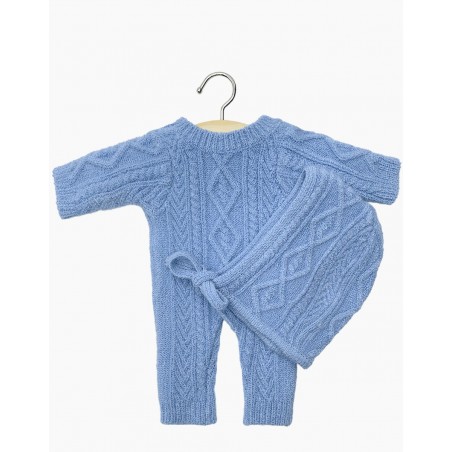 Tenues Babies |Ensemble tricot Lino Bleu ciel