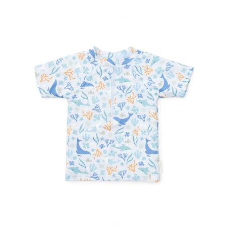 T-shirt manches courtes anti UV | Coral sea