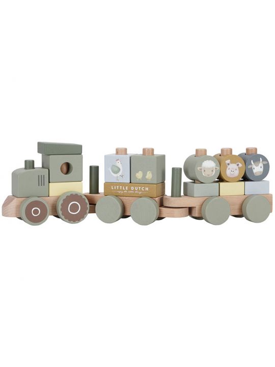 Train blocs à empiler | Little farm