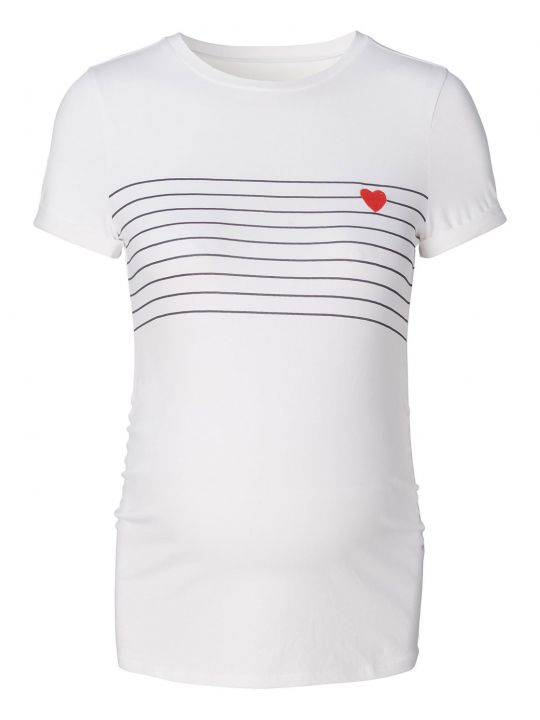 Tee shirt grossesse | Coeur brodé