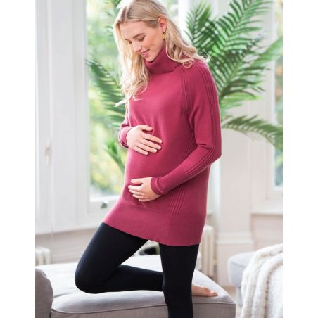 Pull grossesse allaitement | Framboise