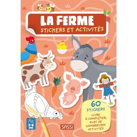 Livre Stickers & Activités | La Ferme