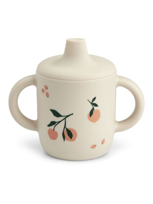 Tasse apprentissage couvercle silicone | Peach