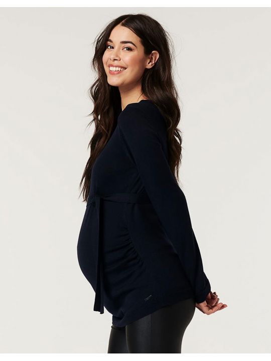 Pull grossesse bleu nuit | Kate