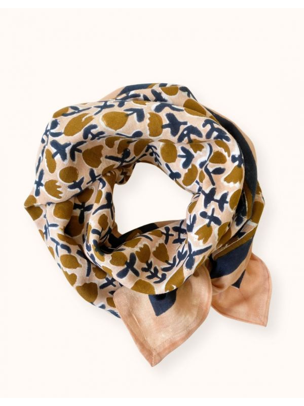 Grand foulard Latika | Tulipe macadamia