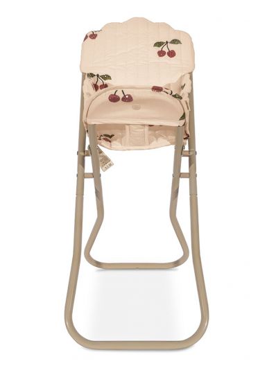 Chaise haute poupée | Ma Grande Cerise Pink / Glitter