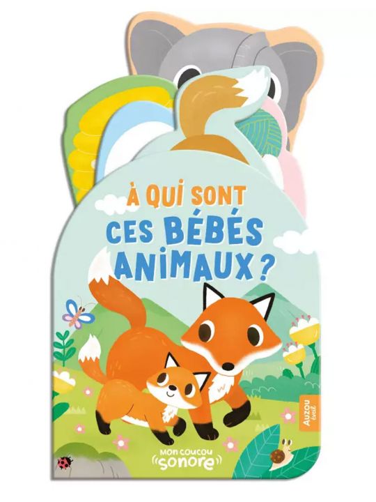 Livre Coucou sonore phosphorescent | À qui sont ces bébés animaux ? 