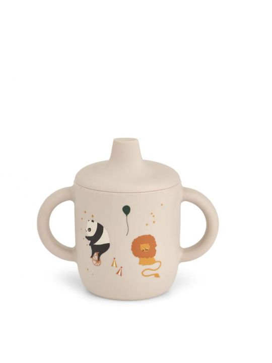 Tasse apprentissage couvercle silicone | Circus / Sandy