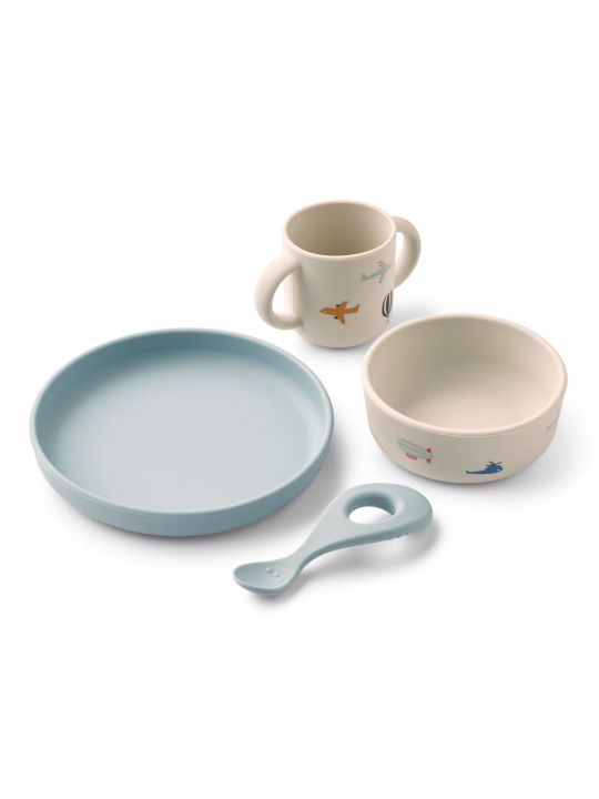 Set repas 4 pièces Vivi | Aviator Ecru