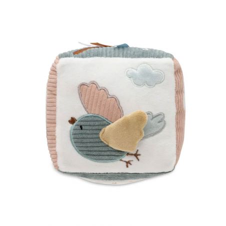 Cube d'activité tissu | Lovely Birds