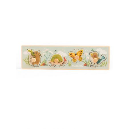 Puzzle encastrable 4 Animaux | Trois Petits Lapins