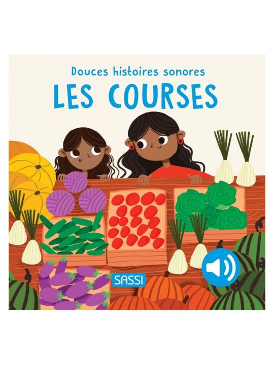 Livre douces histoires sonores | Les courses