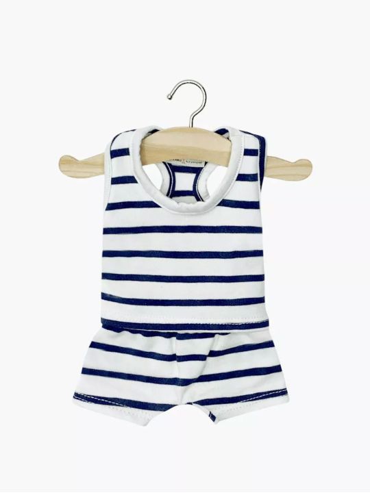 Dessous garçon Marcel | Rayures Bleu Marine
