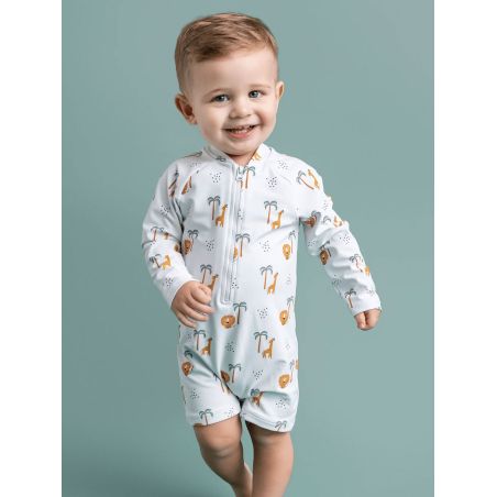 Combishort manches longues anti UV | Jungle