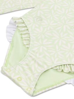 Maillot de bain à manches longues | Matcha