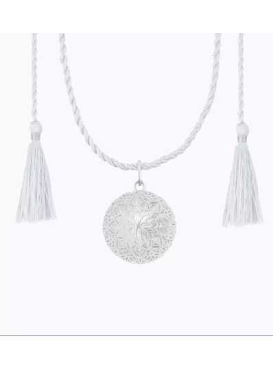 Bola grossesse Dentelle cordon soie | Argent