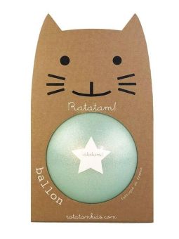 Ballon Summer | Pailleté bleu 15 cm