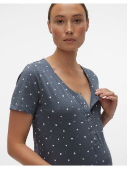 Nuisette grossesse allaitement | Bleu étoiles