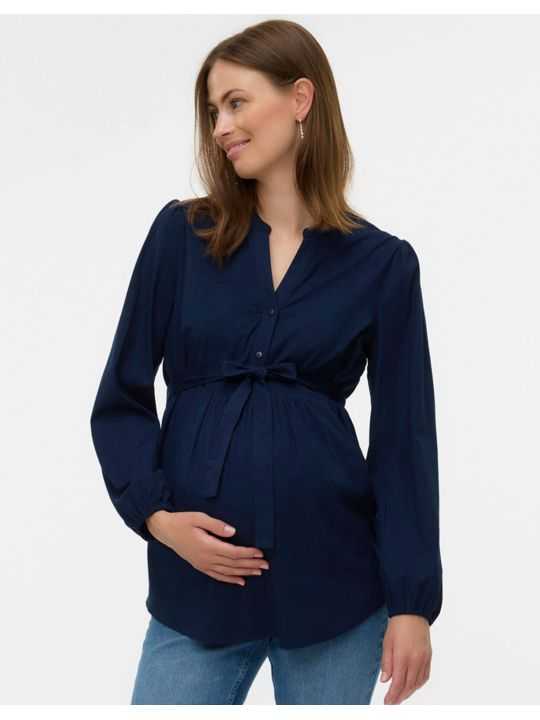 Blouse de grossesse Elva | Bleu nuit