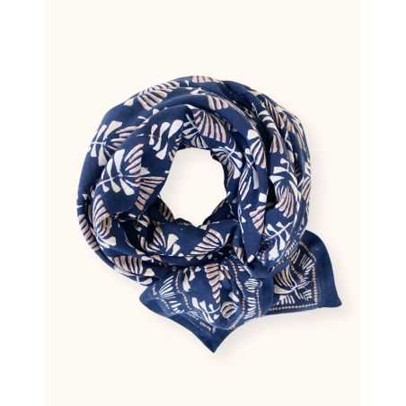 Grand foulard Latika| Tresse graphite