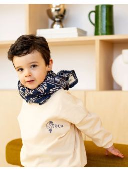 Grand foulard Latika| Tresse graphite