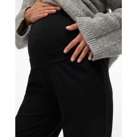 Pantalon grossesse droit casual | Lif noir