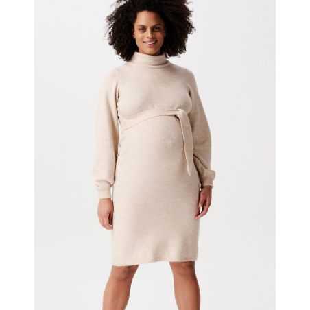 Robe grossesse hiver | Mico beige