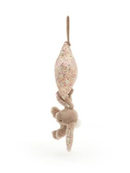 Etoile et lapin musical à suspendre | Blossom bea beige