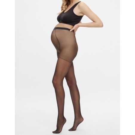 copy ofDuo de collants de grossesse 20 deniers | Nearly black