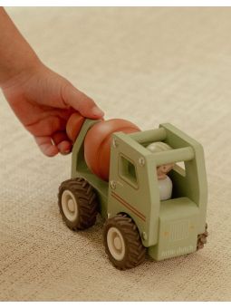 Camion toupie en bois