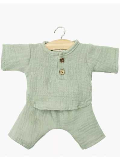 Tenue Babies | Ensemble Andréa vert gris